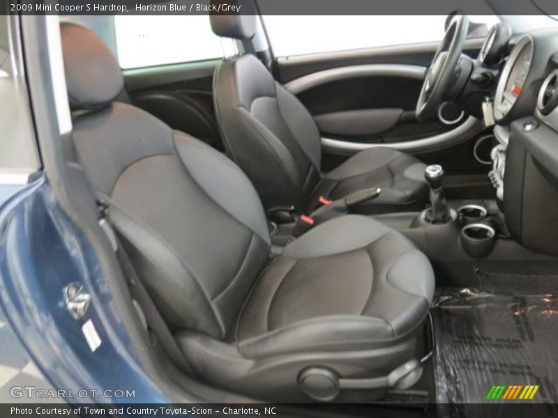 Horizon Blue / Black/Grey 2009 Mini Cooper S Hardtop