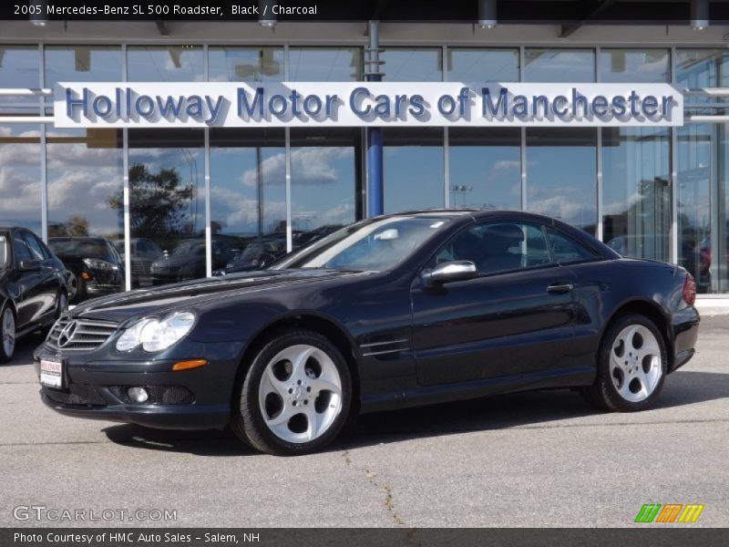 Black / Charcoal 2005 Mercedes-Benz SL 500 Roadster