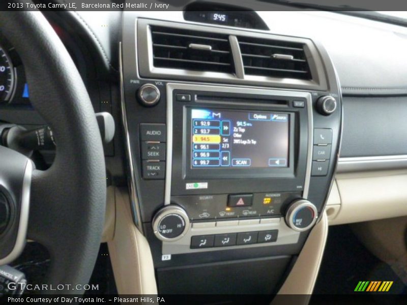 Barcelona Red Metallic / Ivory 2013 Toyota Camry LE