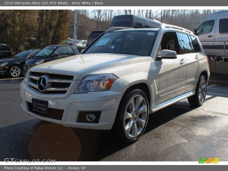 Arctic White / Black 2010 Mercedes-Benz GLK 350 4Matic