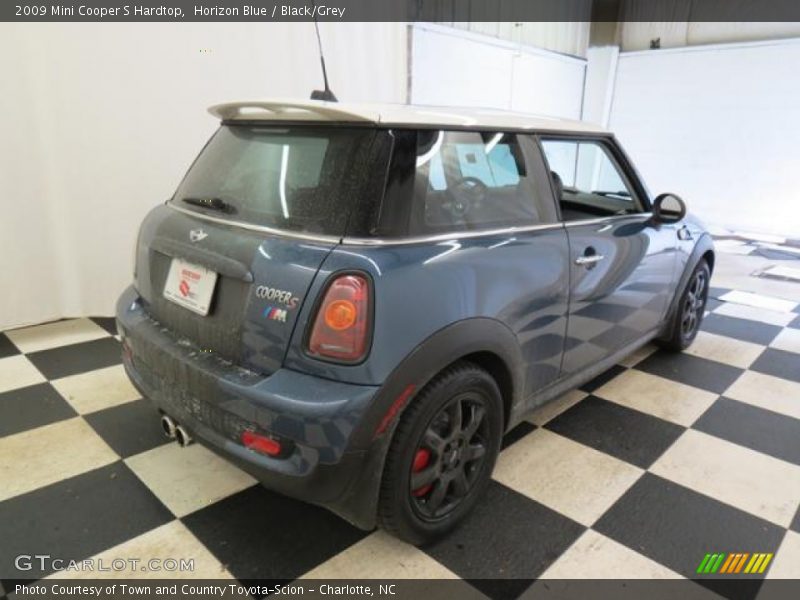 Horizon Blue / Black/Grey 2009 Mini Cooper S Hardtop