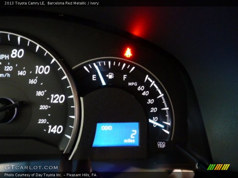 Barcelona Red Metallic / Ivory 2013 Toyota Camry LE