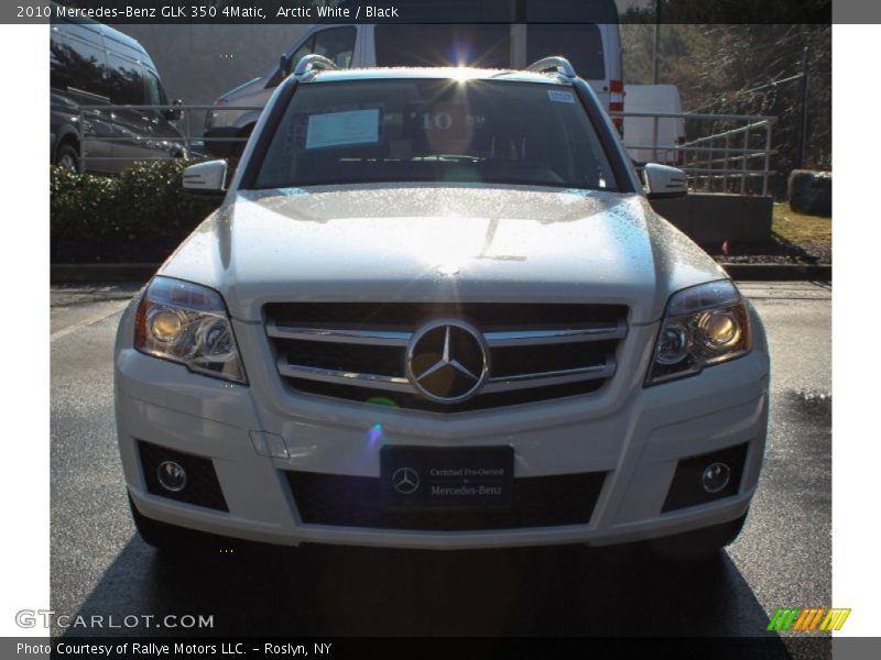 Arctic White / Black 2010 Mercedes-Benz GLK 350 4Matic