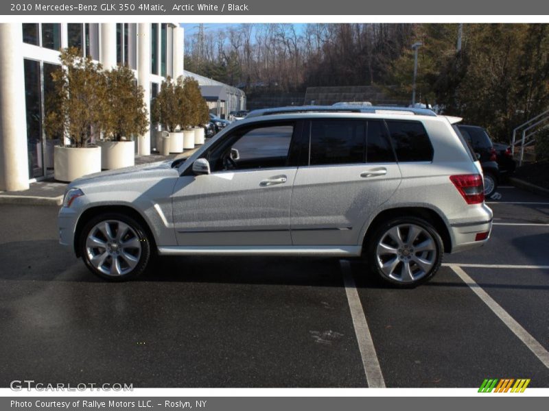 Arctic White / Black 2010 Mercedes-Benz GLK 350 4Matic