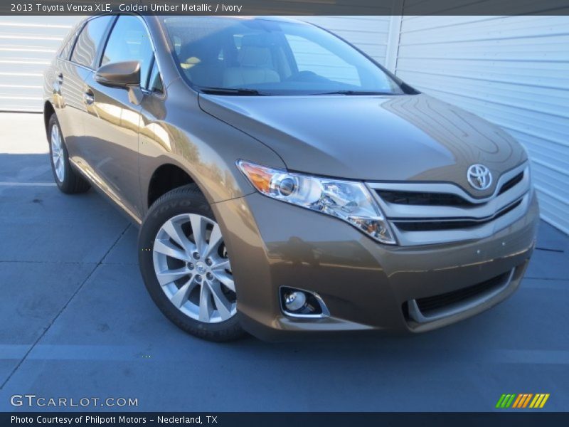 Golden Umber Metallic / Ivory 2013 Toyota Venza XLE