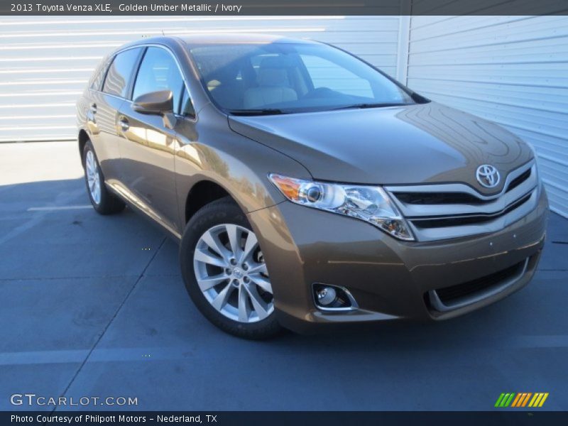 Golden Umber Metallic / Ivory 2013 Toyota Venza XLE