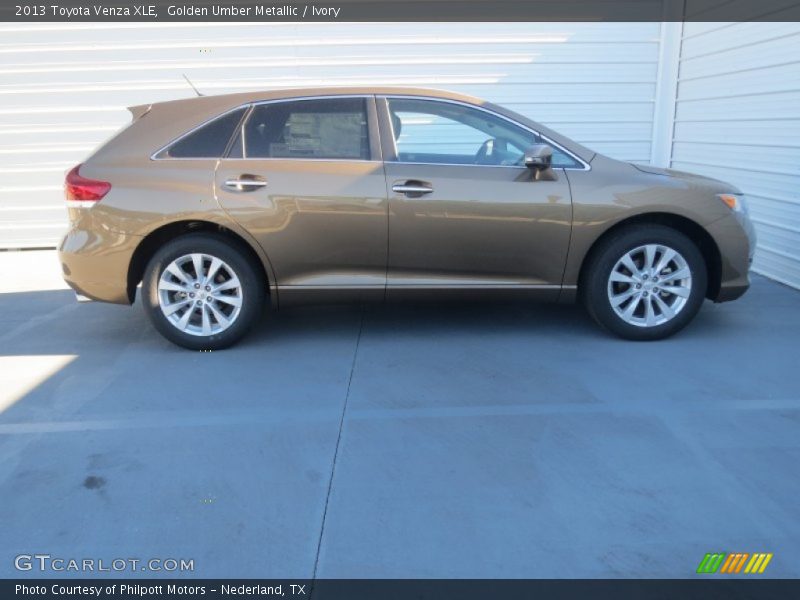 Golden Umber Metallic / Ivory 2013 Toyota Venza XLE