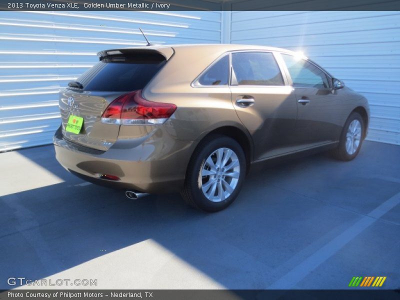 Golden Umber Metallic / Ivory 2013 Toyota Venza XLE