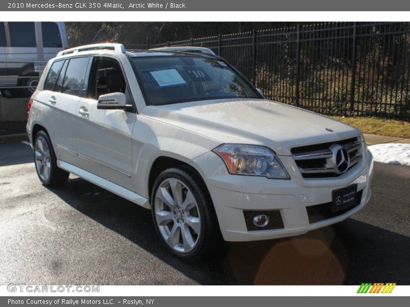 Arctic White / Black 2010 Mercedes-Benz GLK 350 4Matic