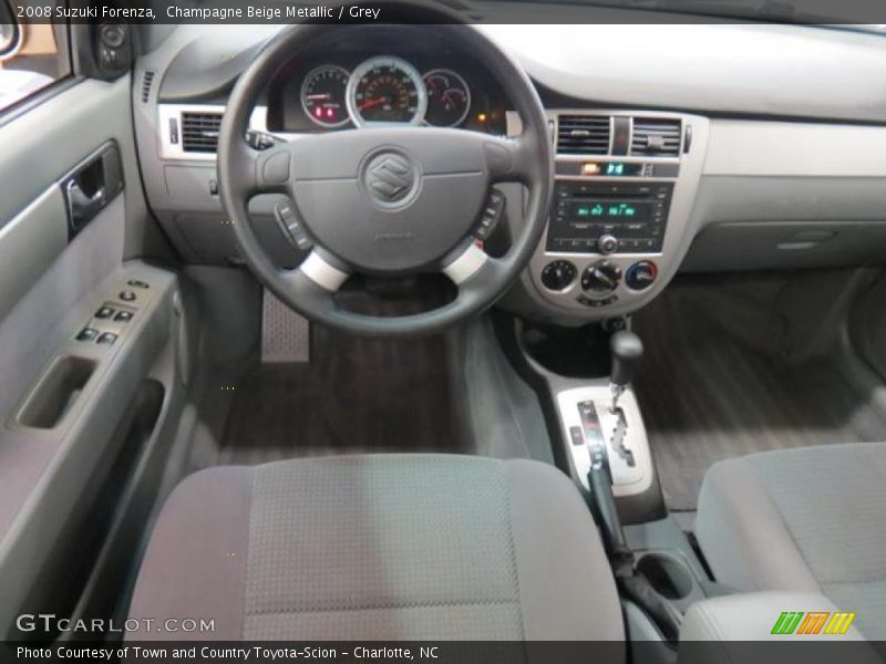 Dashboard of 2008 Forenza 