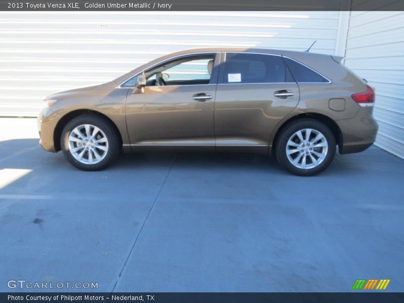 Golden Umber Metallic / Ivory 2013 Toyota Venza XLE