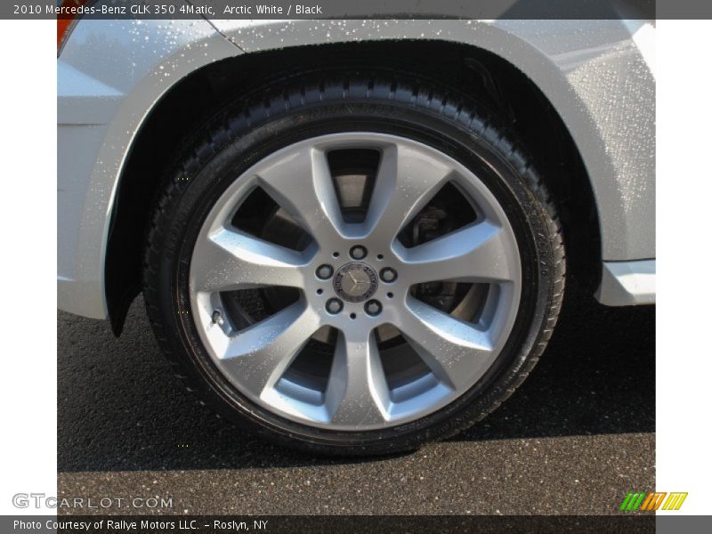 Arctic White / Black 2010 Mercedes-Benz GLK 350 4Matic