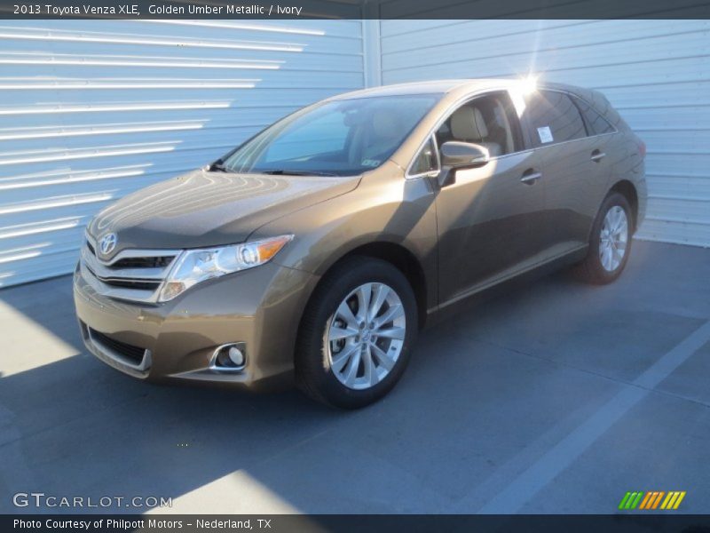 Golden Umber Metallic / Ivory 2013 Toyota Venza XLE