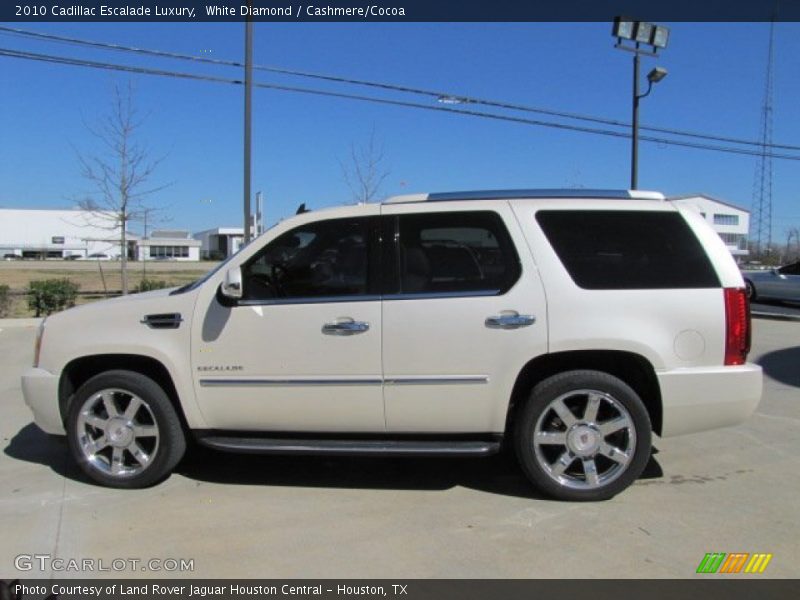 White Diamond / Cashmere/Cocoa 2010 Cadillac Escalade Luxury