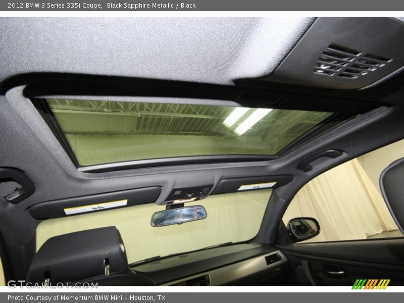Black Sapphire Metallic / Black 2012 BMW 3 Series 335i Coupe