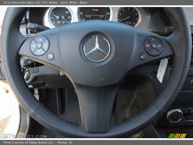 Arctic White / Black 2010 Mercedes-Benz GLK 350 4Matic