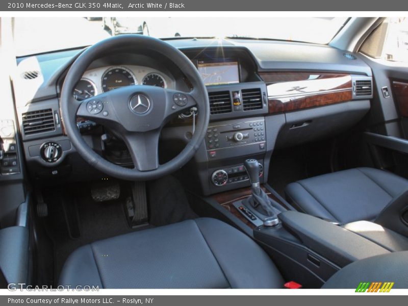 Arctic White / Black 2010 Mercedes-Benz GLK 350 4Matic