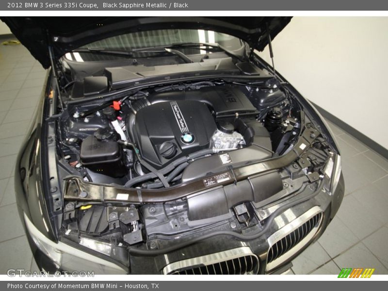 Black Sapphire Metallic / Black 2012 BMW 3 Series 335i Coupe