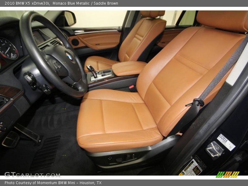 Monaco Blue Metallic / Saddle Brown 2010 BMW X5 xDrive30i