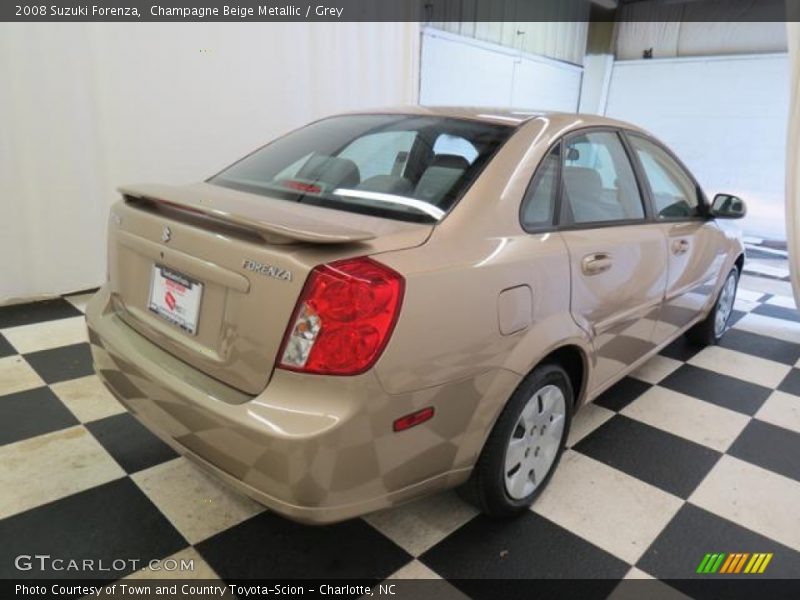 Champagne Beige Metallic / Grey 2008 Suzuki Forenza