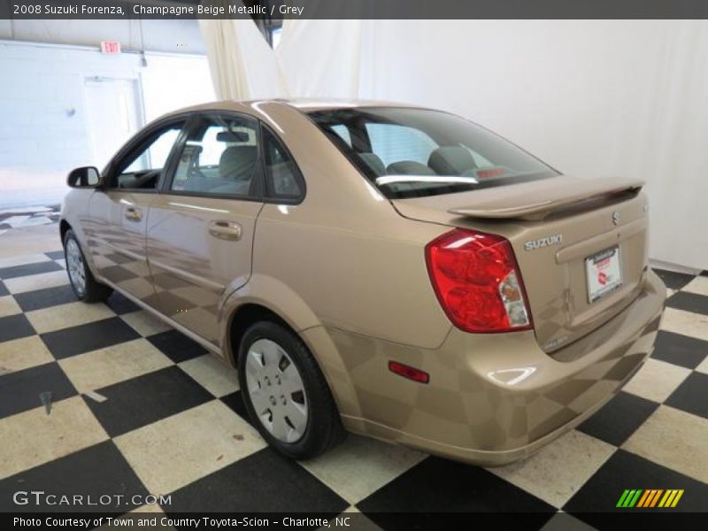 Champagne Beige Metallic / Grey 2008 Suzuki Forenza