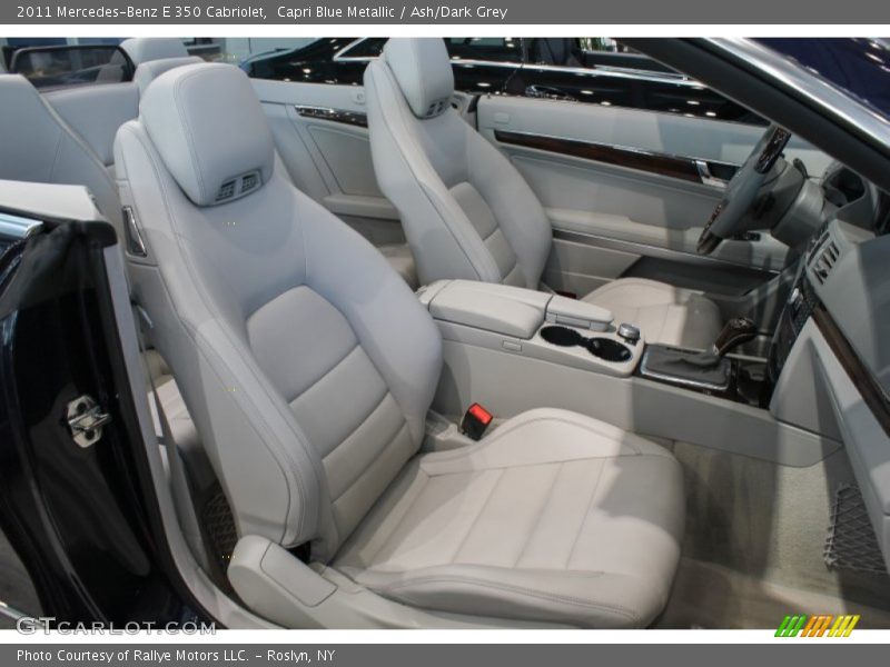Capri Blue Metallic / Ash/Dark Grey 2011 Mercedes-Benz E 350 Cabriolet