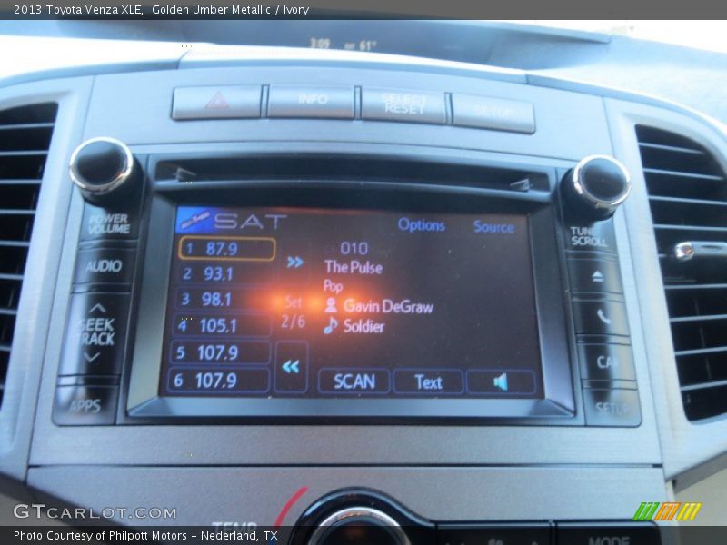 Golden Umber Metallic / Ivory 2013 Toyota Venza XLE