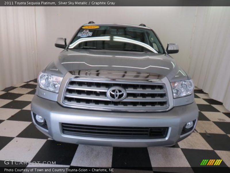 Silver Sky Metallic / Graphite Gray 2011 Toyota Sequoia Platinum