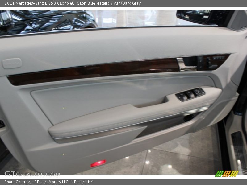 Capri Blue Metallic / Ash/Dark Grey 2011 Mercedes-Benz E 350 Cabriolet