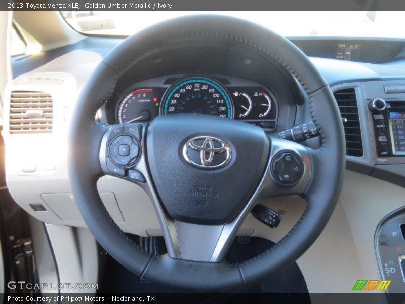 Golden Umber Metallic / Ivory 2013 Toyota Venza XLE