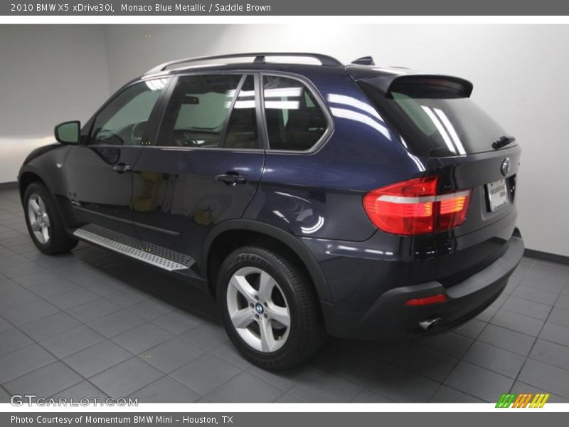 Monaco Blue Metallic / Saddle Brown 2010 BMW X5 xDrive30i