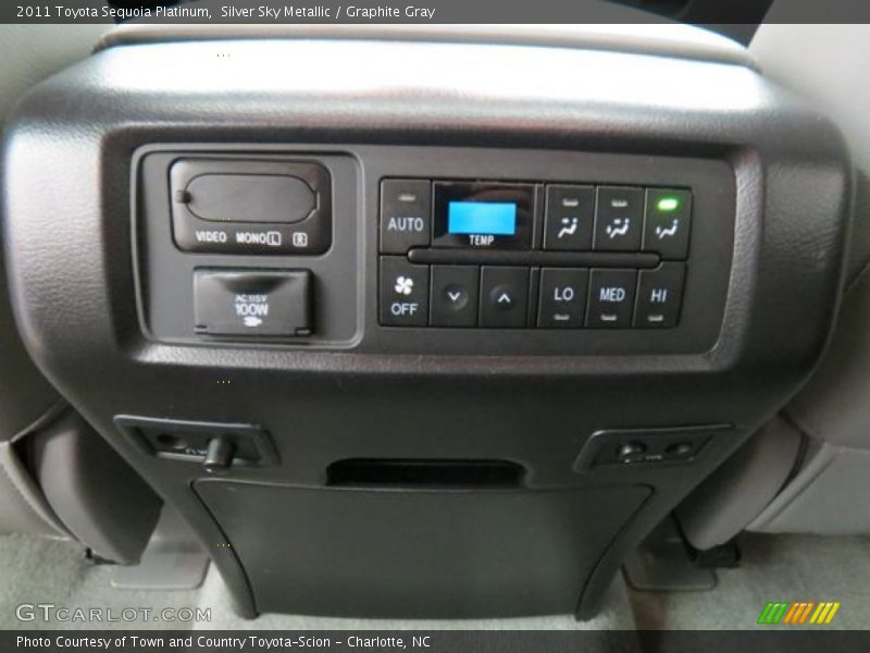 Controls of 2011 Sequoia Platinum