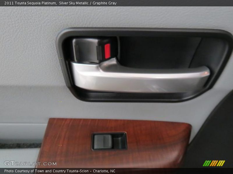 Silver Sky Metallic / Graphite Gray 2011 Toyota Sequoia Platinum