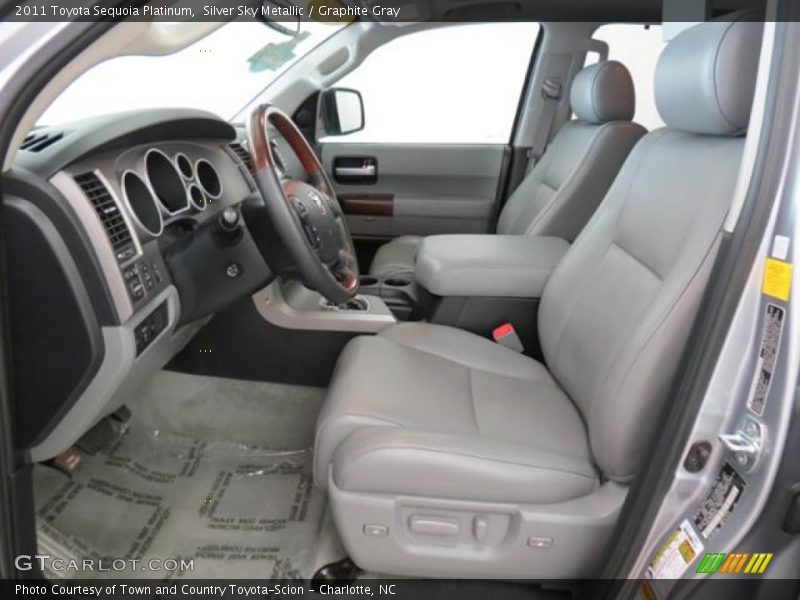  2011 Sequoia Platinum Graphite Gray Interior