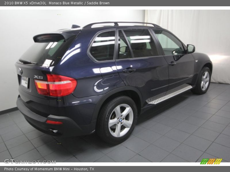 Monaco Blue Metallic / Saddle Brown 2010 BMW X5 xDrive30i