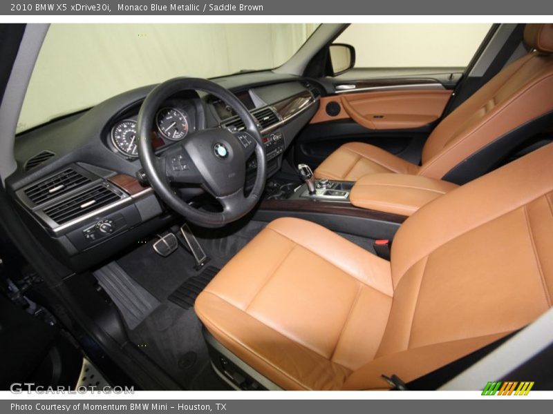 Monaco Blue Metallic / Saddle Brown 2010 BMW X5 xDrive30i