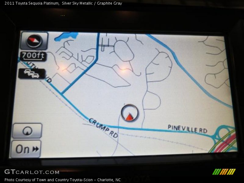 Navigation of 2011 Sequoia Platinum