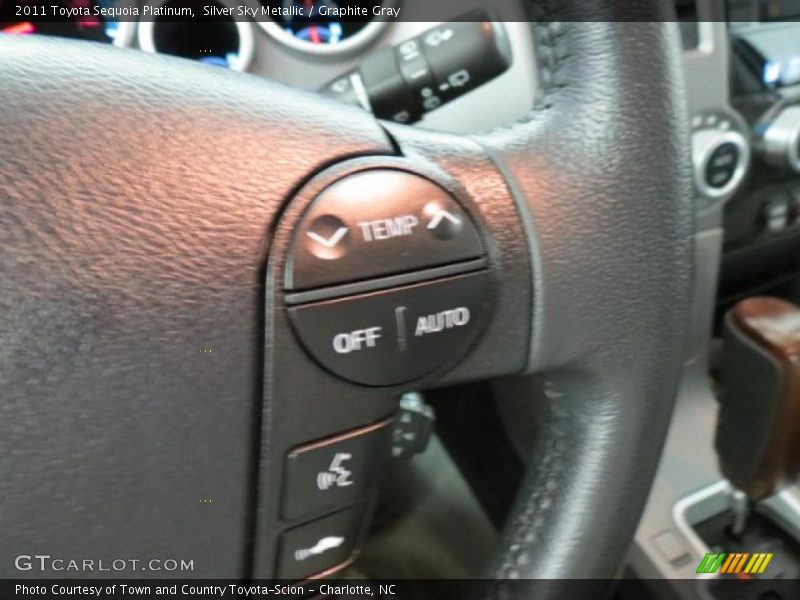 Silver Sky Metallic / Graphite Gray 2011 Toyota Sequoia Platinum