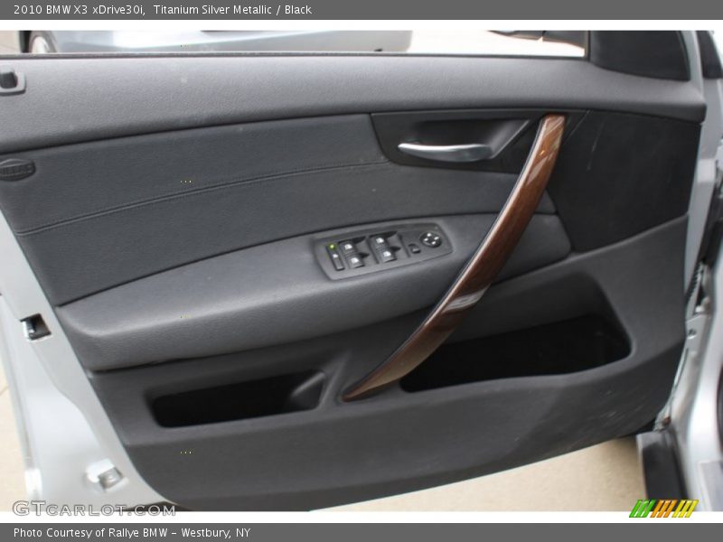 Titanium Silver Metallic / Black 2010 BMW X3 xDrive30i
