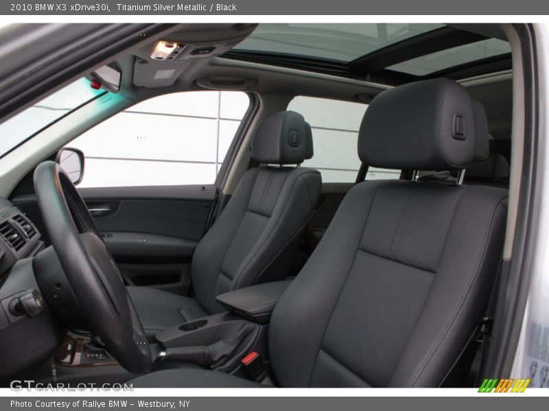Titanium Silver Metallic / Black 2010 BMW X3 xDrive30i