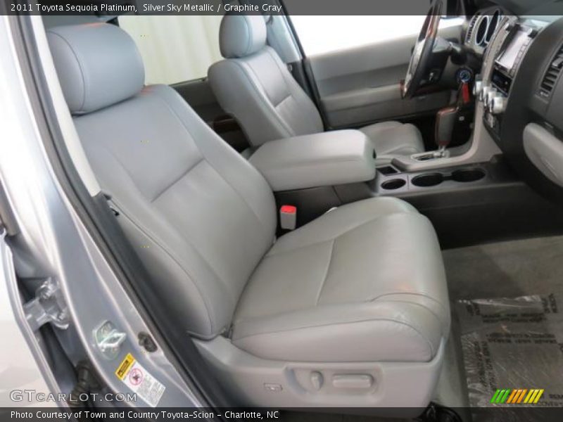 Front Seat of 2011 Sequoia Platinum