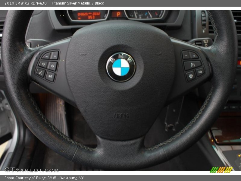 Titanium Silver Metallic / Black 2010 BMW X3 xDrive30i