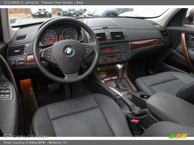 Titanium Silver Metallic / Black 2010 BMW X3 xDrive30i