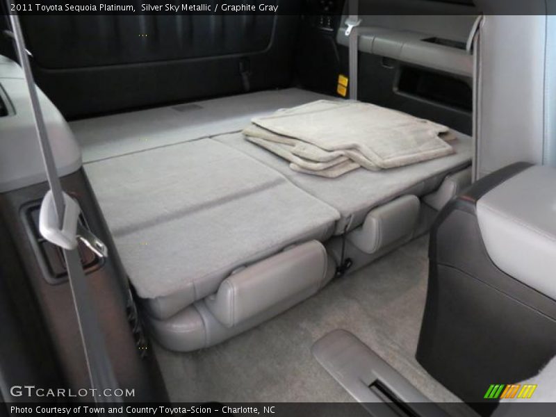 Silver Sky Metallic / Graphite Gray 2011 Toyota Sequoia Platinum