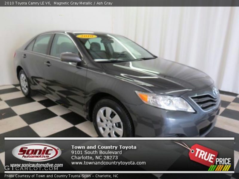 Magnetic Gray Metallic / Ash Gray 2010 Toyota Camry LE V6