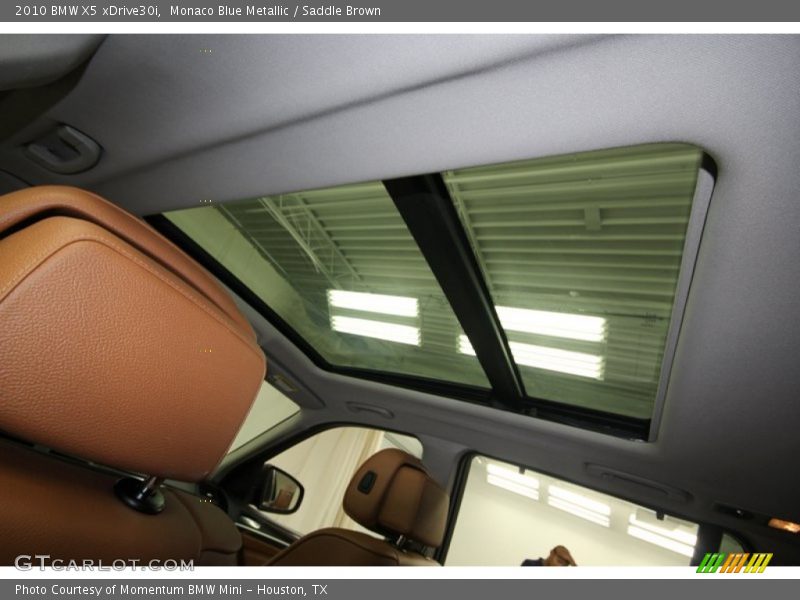 Monaco Blue Metallic / Saddle Brown 2010 BMW X5 xDrive30i