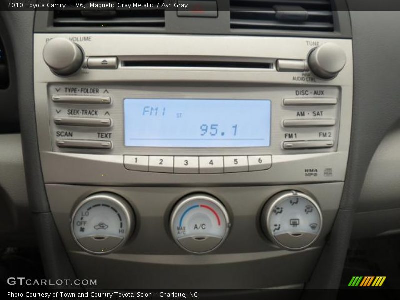 Magnetic Gray Metallic / Ash Gray 2010 Toyota Camry LE V6