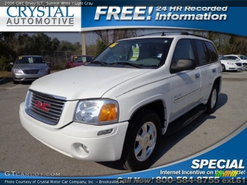 Summit White / Light Gray 2006 GMC Envoy SLT