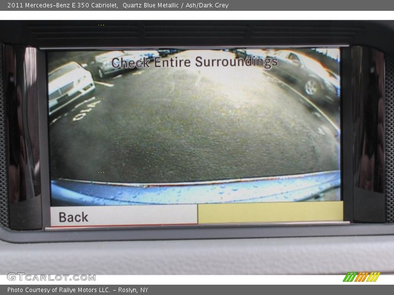 Quartz Blue Metallic / Ash/Dark Grey 2011 Mercedes-Benz E 350 Cabriolet