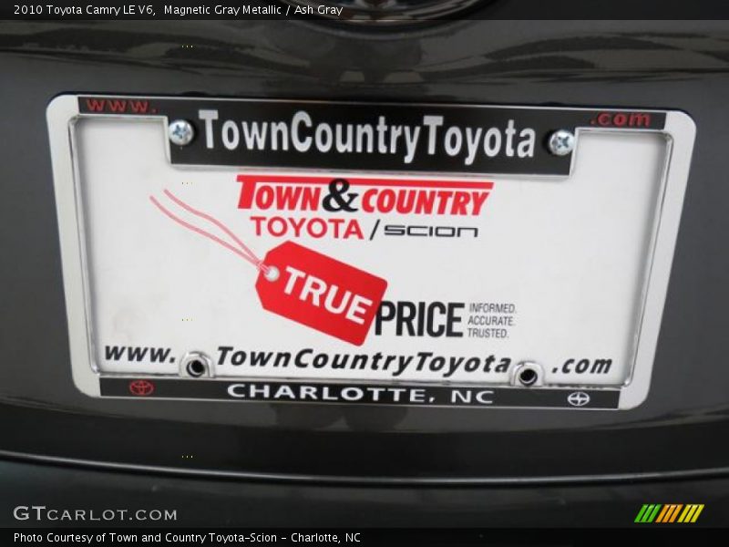 Magnetic Gray Metallic / Ash Gray 2010 Toyota Camry LE V6